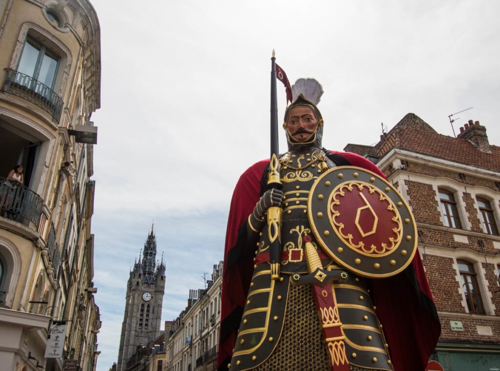 Douai, la ville des géants, avec ma mère