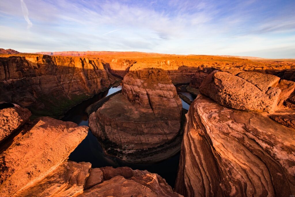 Horseshoe Bend et le lac Powell