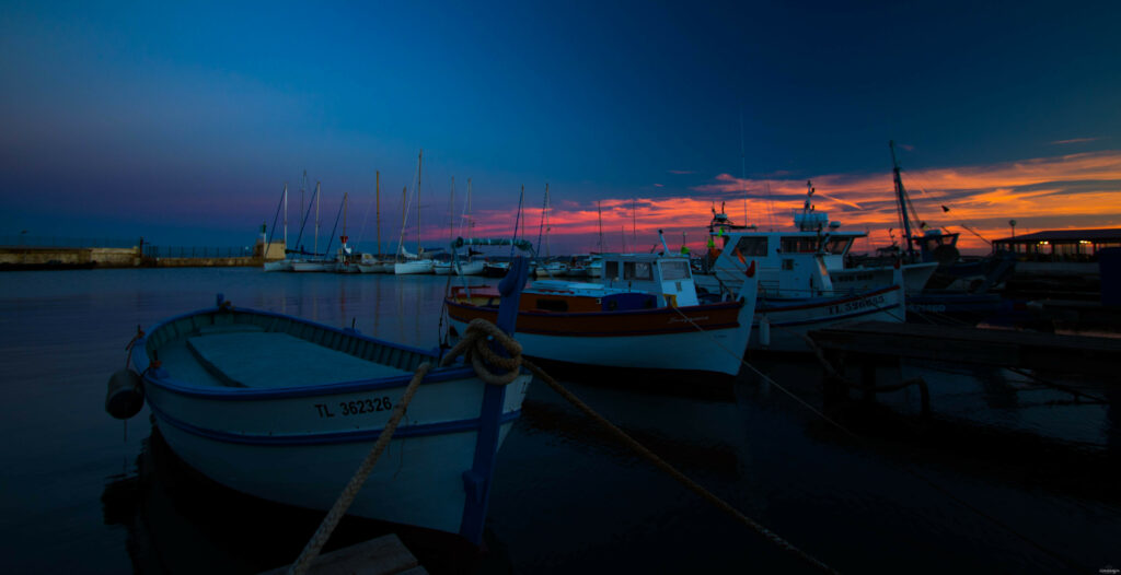 Hyères, le soir et la nuit