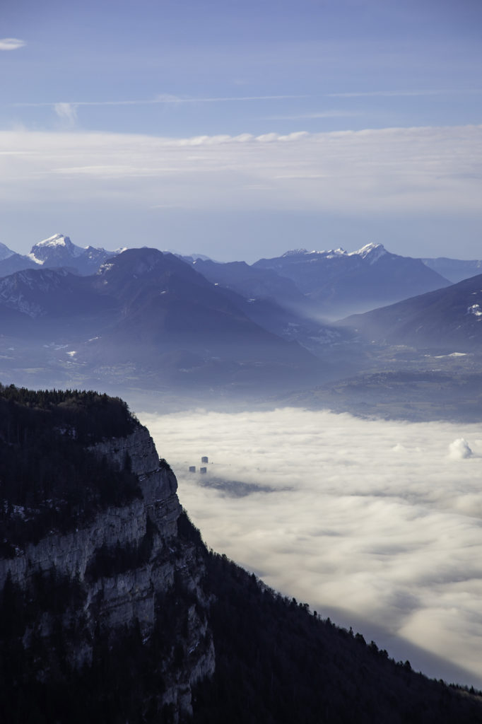 belvédère du revard dans les montagnes de chambéry