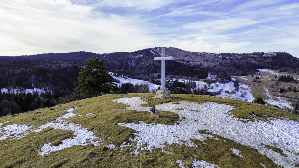 randonner avec mon chien à savoie grand revard dans les montagnes de chambéry