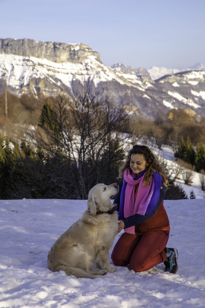 randonner avec mon chien à savoie grand revard dans les montagnes de chambéry