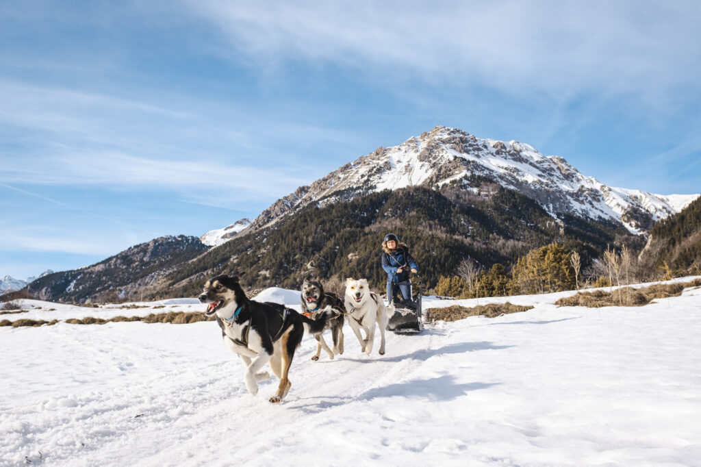 La vallée de la Clarée en hiver, hors du temps